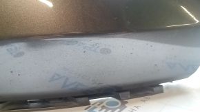 Bare front bumper, upper part, Jeep Compass 22-26, without parking sensors, halogen fog lights, graphite, scratches, dents, chips, sand, abrasions