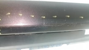 Bare front bumper, upper part, Jeep Compass 22-26, without parking sensors, halogen fog lights, graphite, scratches, dents, chips, sand, abrasions