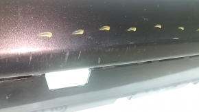 Bare front bumper, upper part, Jeep Compass 22-26, without parking sensors, halogen fog lights, graphite, scratches, dents, chips, sand, abrasions