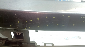 Bare front bumper, upper part, Jeep Compass 22-26, without parking sensors, halogen fog lights, graphite, scratches, dents, chips, sand, abrasions