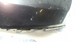 Bare front bumper, upper part, Jeep Compass 22-26, without parking sensors, halogen fog lights, graphite, scratches, dents, chips, sand, abrasions