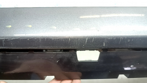 Bare front bumper, upper part, Jeep Compass 22-26, without parking sensors, halogen fog lights, graphite, scratches, dents, chips, sand, abrasions
