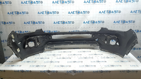 Bare front bumper, upper part, Jeep Compass 22-26, without parking sensors, halogen fog lights, graphite, scratches, dents, chips, sand, abrasions