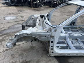 Front left quarter panel of Honda Accord 18-22 hybrid on the body, white