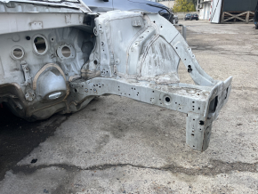 Front left quarter panel of Honda Accord 18-22 hybrid on the body, white