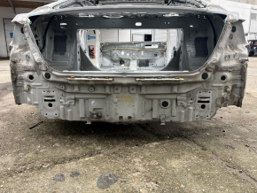 Rear panel of Honda Accord 18-22 hybrid on the body, white, corrosion