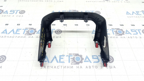 Rear center console trim for Toyota Highlander 20-26, black, lower part, scratches, dry cleanable