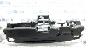 Front dashboard with AIRBAG Toyota Highlander 20-22 black without projection