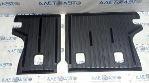 Trunk mat rubber Jeep Compass 17-26 black, complete, torn