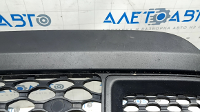 Lower grille of the front bumper Jeep Compass 22-26 for radar, with parking sensors plugs, scratches, sand,