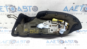 Rear seat side panel with airbag, right, Nissan Murano 25-26 Platinum, black leather