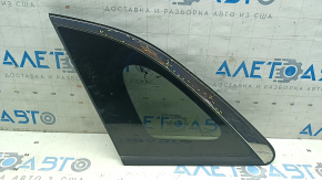 Rear left window, blind glass, Kia Niro 17-22, chrome, tinted, scratches on chrome