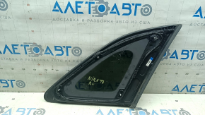 Rear left window, blind glass, Kia Niro 17-22, chrome, tinted, scratches on chrome