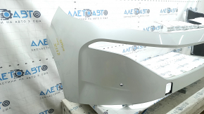 Bare front bumper Nissan Murano 25-26 for parking sensors, white