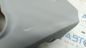 Driver's knee pad for Jeep Compass 22-26, gray, needs cleaning, broken mount, defect on plastic