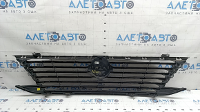 Radiator grille assembly Nissan Murano 25-26 Platinum, SL, with emblem under the camera, black gloss
