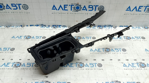 Center console trim cup holder Jeep Compass 22-24 black gloss, scratches
