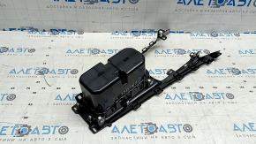 Center console trim cup holder Jeep Compass 22-24 black gloss, scratches