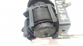 Rear left seat belt with squib for Nissan Murano 25-26, black, burnt