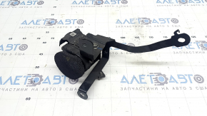 Rear left seat belt with squib for Nissan Murano 25-26, black, burnt