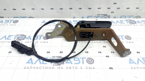 Right rear seat folding lever for Nissan Murano 25-26, black, with cover, bracket in soot