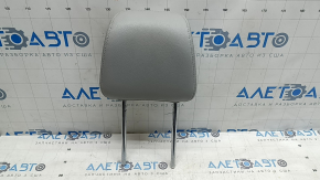 Front right headrest Jeep Compass 22-22, gray leather, gray stitching, dry-cleanable