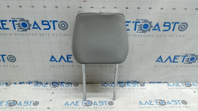 Front right headrest Jeep Compass 22-22, gray leather, gray stitching, dry-cleanable