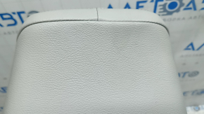 Front right headrest Jeep Compass 22-22, gray leather, gray stitching, dry-cleanable