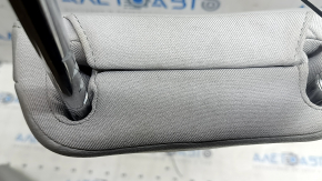 Front right headrest Jeep Compass 22-22, gray leather, gray stitching, dry-cleanable
