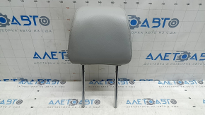 Front left headrest Jeep Compass 22-22, grey leather, grey stitching, dry-cleanable, dented