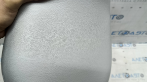 Front left headrest Jeep Compass 22-22, grey leather, grey stitching, dry-cleanable, dented