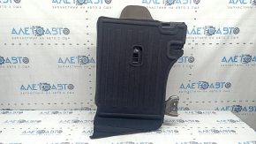 Rear seat back trim, 2nd row, right, Nissan Murano 25-26 Platinum, combined leather, dark gray and brown, heated, dents