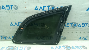 Rear left window, blind glass, Volvo XC60 18-26, without TV tuner, with antenna, tinted, with chrome molding, PILKINGTON, scratches