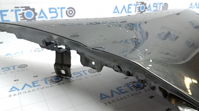 Front left fender Jeep Compass 17-26 graphite PAU, steel, scratches, dents, dented, dented bracket