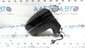 Right side mirror assembly Nissan Murano 25-26 Platinum, 6+9+1 pins, heated, BSM, camera, auto-folding, turn signal, black