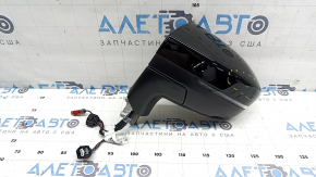 Left side mirror assembly Nissan Murano 25-26 Platinum, 6+9+1 pins, heated, BSM, camera, auto-folding, turn signal, black, worn