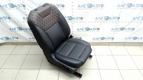Passenger seat Nissan Murano 25-26 Platinum, combined leather dark gray and brown, massage, heating, ventilation