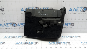 Mercedes C-class W205 16-18 passenger footwell front panel trim, black, scratches, broken mount