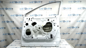 Bare front right door Nissan Murano 25-26 white QBE, with upper chrome molding