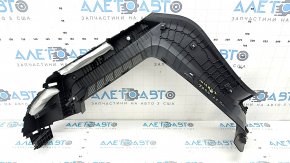Left trunk arch trim trim for VW Taos 22-25, black, scratches, needs cleaning