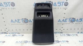 Rear center console trim Nissan Murano 25-26 Platinum, black, scratches