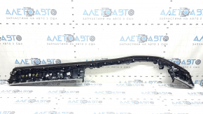 Nissan Murano 25-26 Platinum central dashboard trim, brown leather with white stitching, with backlight