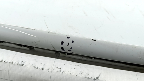 Rear bumper bare upper part VW Taos 22-25 white, scratches