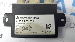 Foot-operated trunk opening sensor for Mercedes C-class W205 15-21, complete with bracket, broken mount