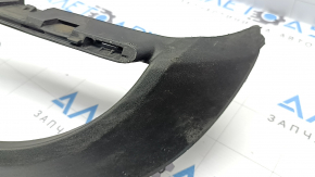 Rear bumper lip Mercedes C-class W205 300/350e/350h/400 16-18 without parking sensors, scratches, crack in mount