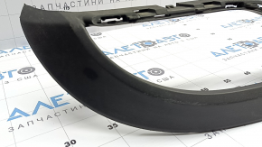 Rear bumper lip Mercedes C-class W205 300/350e/350h/400 16-18 without parking sensors, scratches, crack in mount