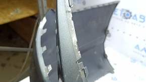 Bare rear bumper Mercedes C-class W205 300 16-21 without parking sensors, under BSM without fasteners, graphite, scratches, dents, break