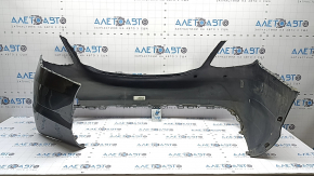 Bare rear bumper Mercedes C-class W205 300 16-21 without parking sensors, under BSM without fasteners, graphite, scratches, dents, break