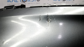 Bare rear bumper Mercedes C-class W205 300 16-21 without parking sensors, under BSM without fasteners, graphite, scratches, dents, break