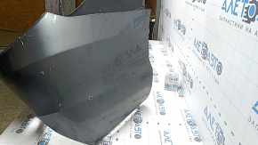 Bare rear bumper Mercedes C-class W205 300 16-21 without parking sensors, under BSM without fasteners, graphite, scratches, dents, break